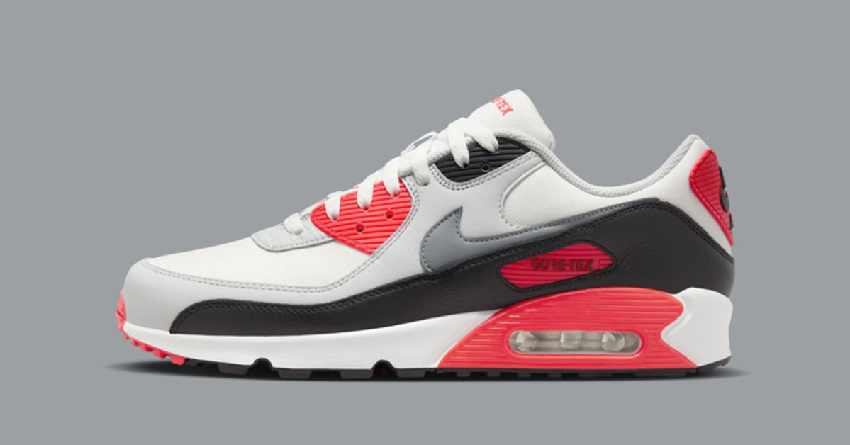 ★人気 Nike Air Max 90 Gore-Tex Summit White Bright Crimson Nike Air Max 90 GORE-TEX 